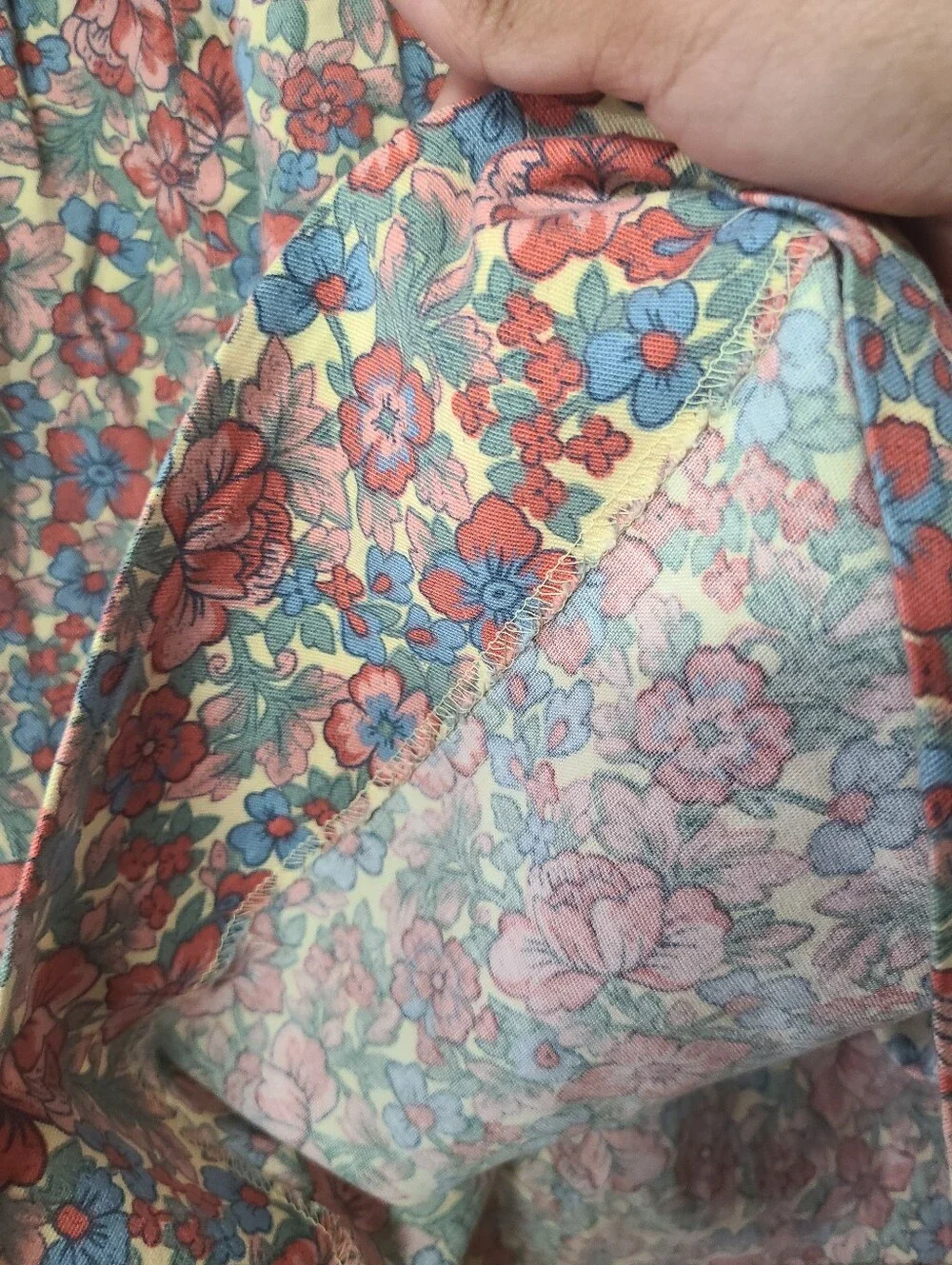 Vintage L.L. Bean Pastel Floral Skirt